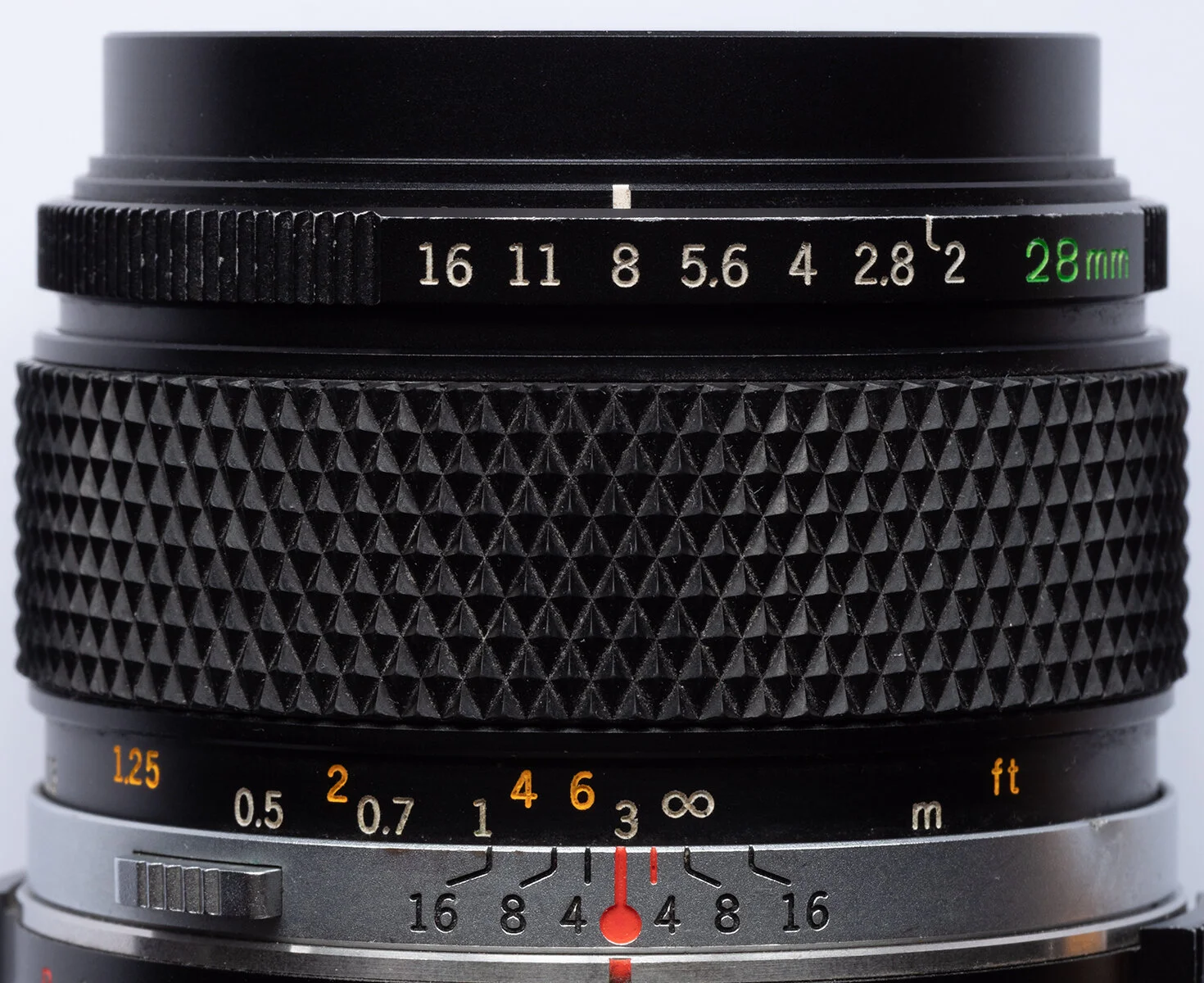 Olympus OM 28mm f/2 Zuiko Auto-W lens